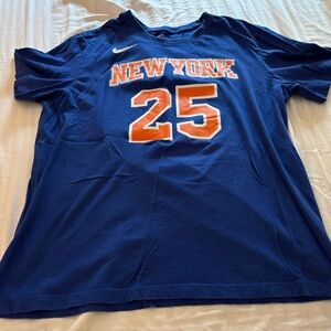 Nike Blue Tee Featuring NBA Bridges